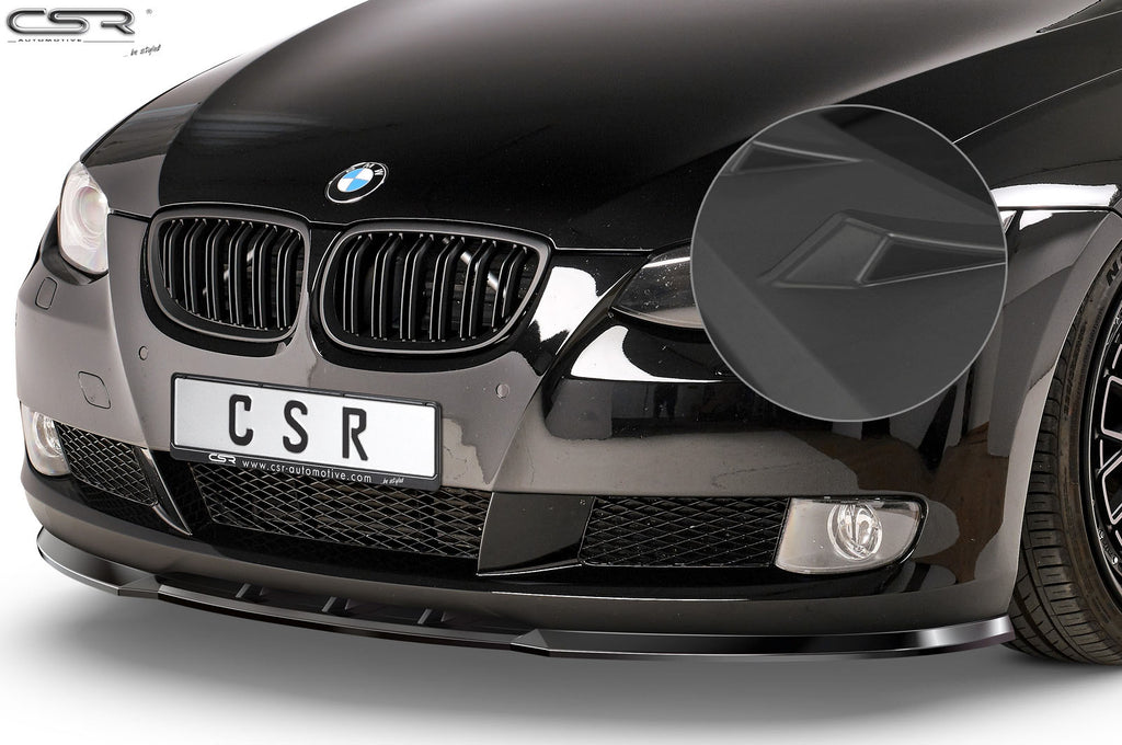 CSR Frontspoiler | Cup-Spoilerlippe mit ABE für BMW 3er E92 / E93 CSL013-L Unlackiert roh (Lackierung erforderlich)