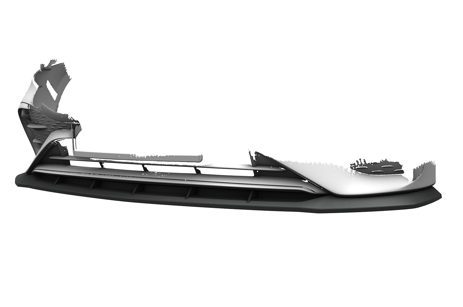 CSR Frontspoiler | Cup-Spoilerlippe mit ABE für Mercedes-Benz A-Klasse W177 AMG / AMG-Line CSL024-G Glossy schwarz Hochglanz (keine Lackierung erforderlich)