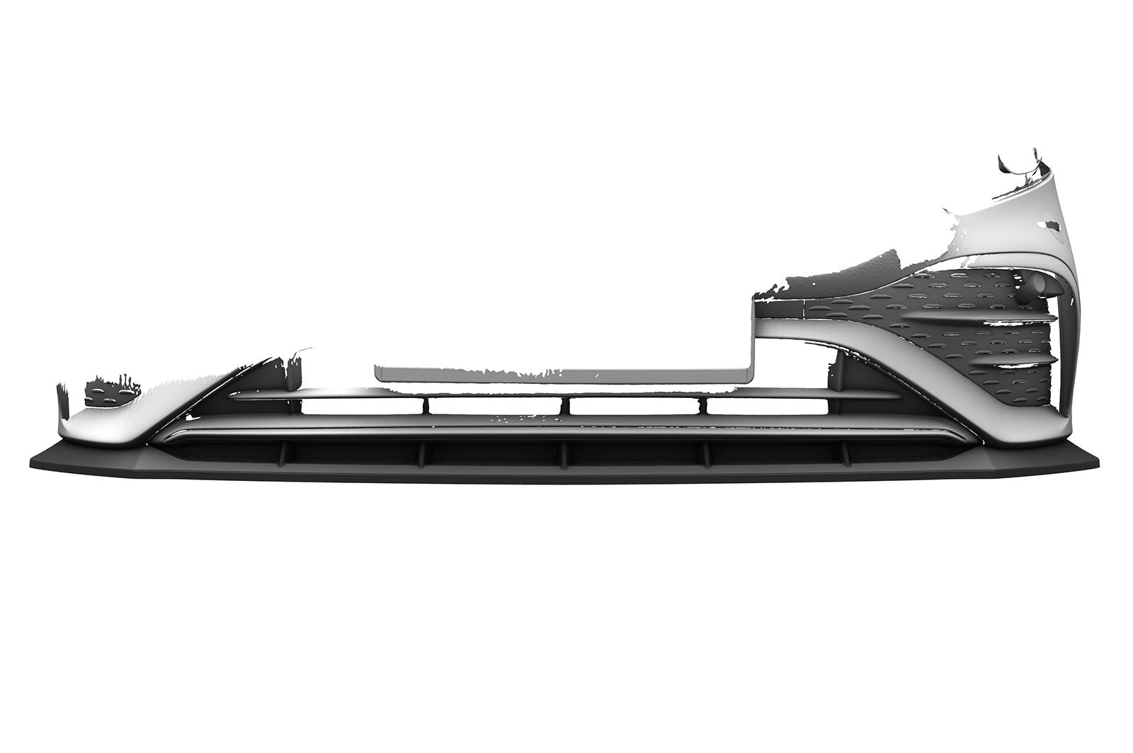 CSR Frontspoiler | Cup-Spoilerlippe mit ABE für Mercedes-Benz A-Klasse W177 AMG / AMG-Line CSL024-S Strukturiert schwarz matt (keine Lackierung erforderlich)