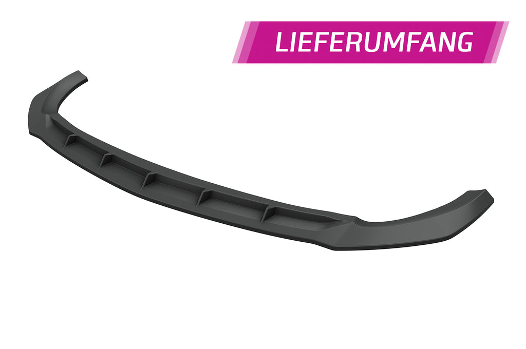 CSR Frontspoiler | Cup-Spoilerlippe mit ABE für Mercedes-Benz A-Klasse W177 AMG / AMG-Line CSL024-S Strukturiert schwarz matt (keine Lackierung erforderlich)