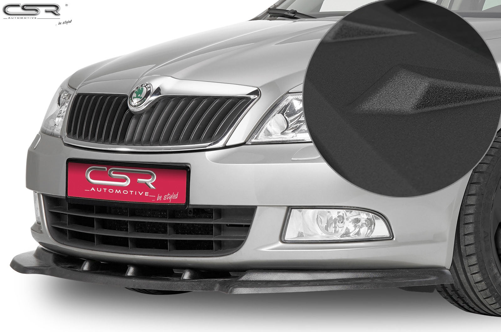 CSR Frontspoiler | Cup-Spoilerlippe mit ABE für Skoda Octavia II (1Z) CSL028