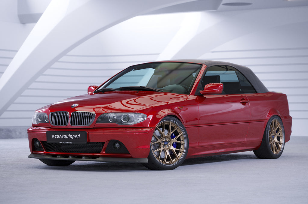 CSR Frontspoiler | Cup-Spoilerlippe mit ABE für BMW 3er E46 Coupe / Cabrio CSL073