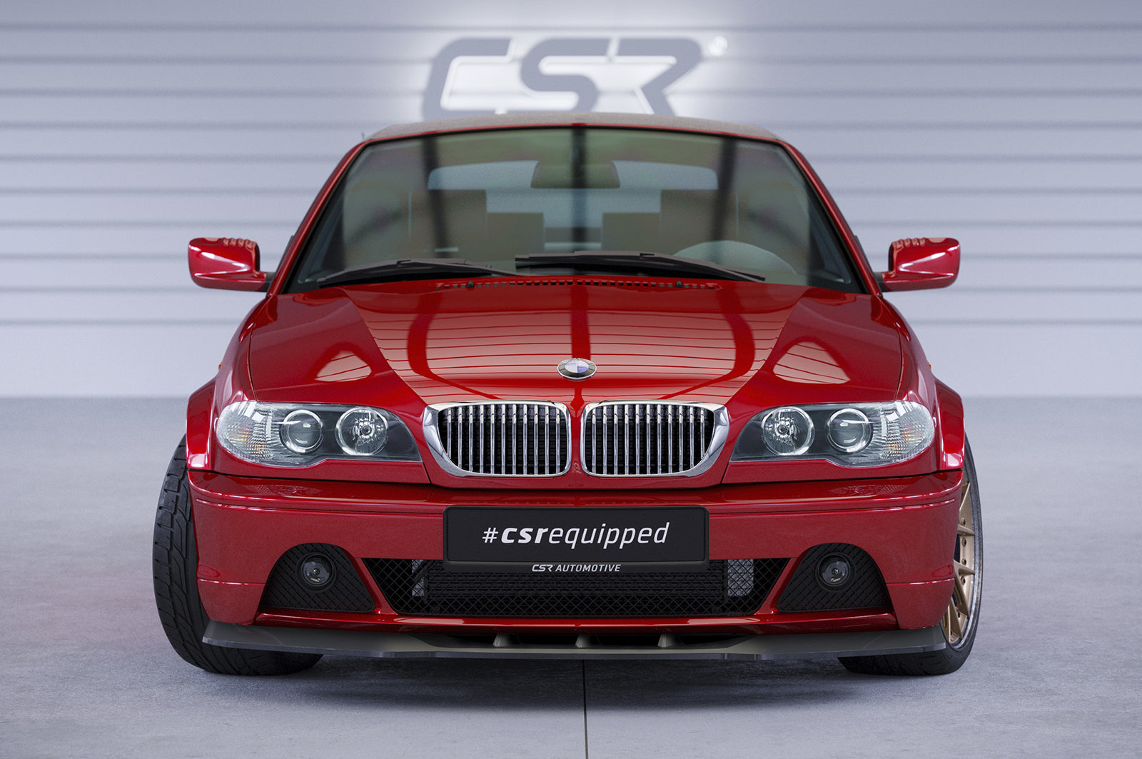 CSR Frontspoiler | Cup-Spoilerlippe mit ABE für BMW 3er E46 Coupe / Cabrio CSL073