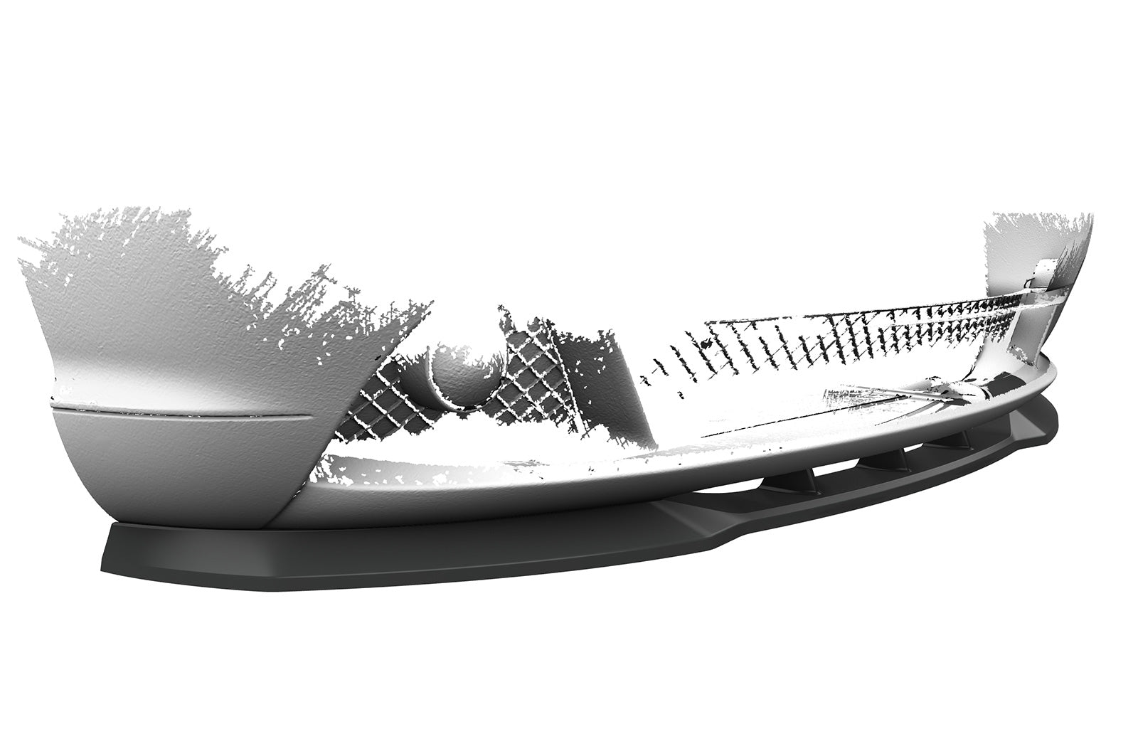 CSR Frontspoiler | Cup-Spoilerlippe mit ABE für BMW 3er E46 Coupe / Cabrio CSL073-C Carbon Look Hochglanz (keine Lackierung erforderlich)