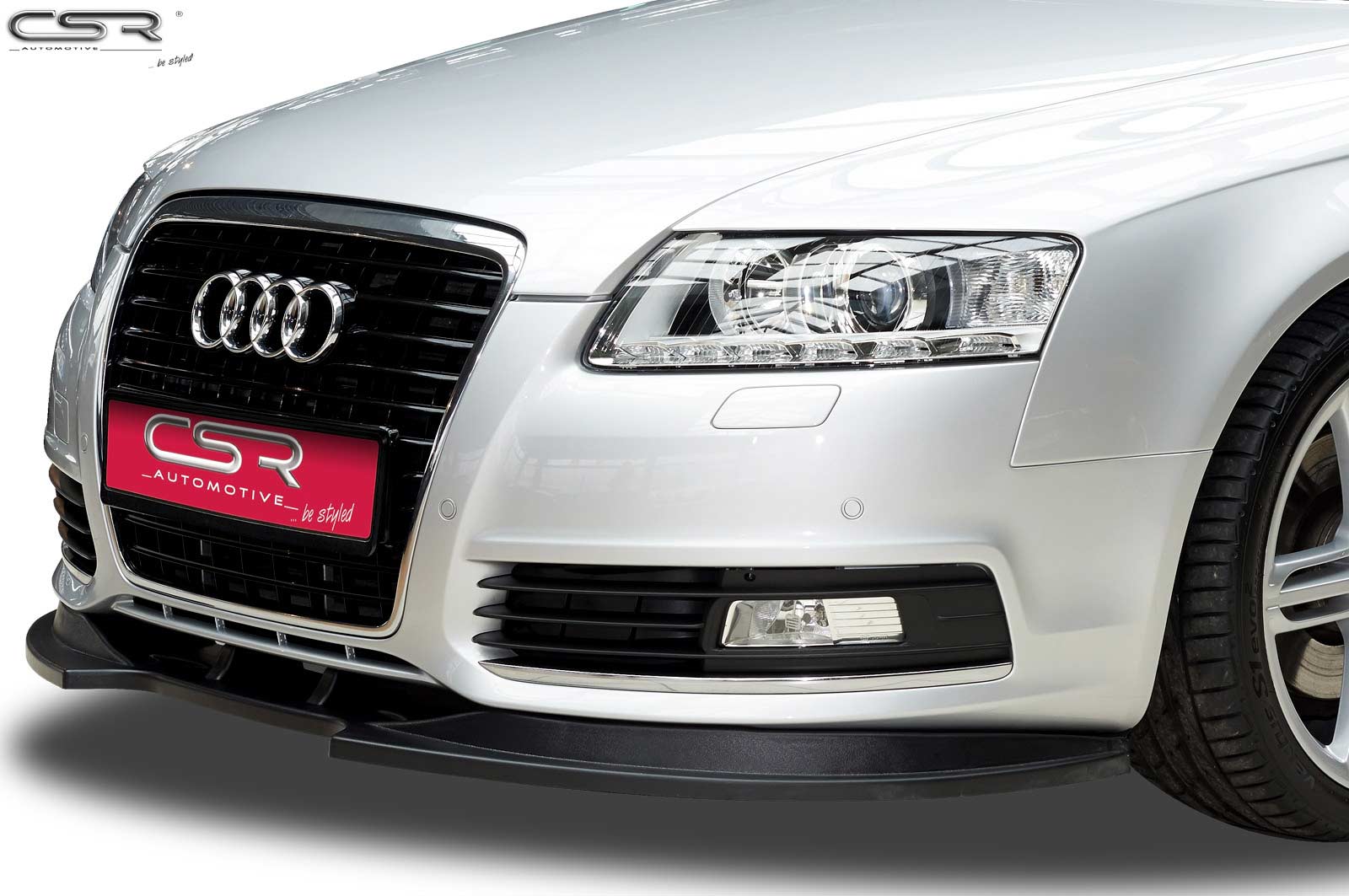 CSR Frontspoiler | Cup-Spoilerlippe mit ABE für Audi A6 4F S-Line CSL106