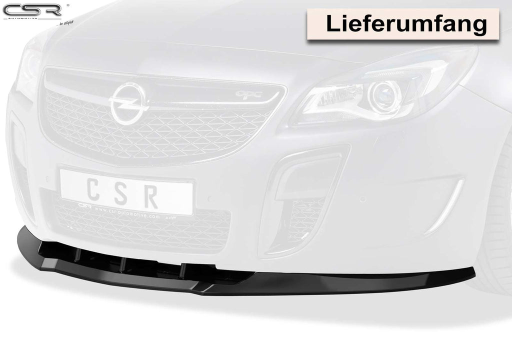 CSR Frontspoiler | Cup-Spoilerlippe mit ABE für Opel Insignia A OPC Facelift CSL109