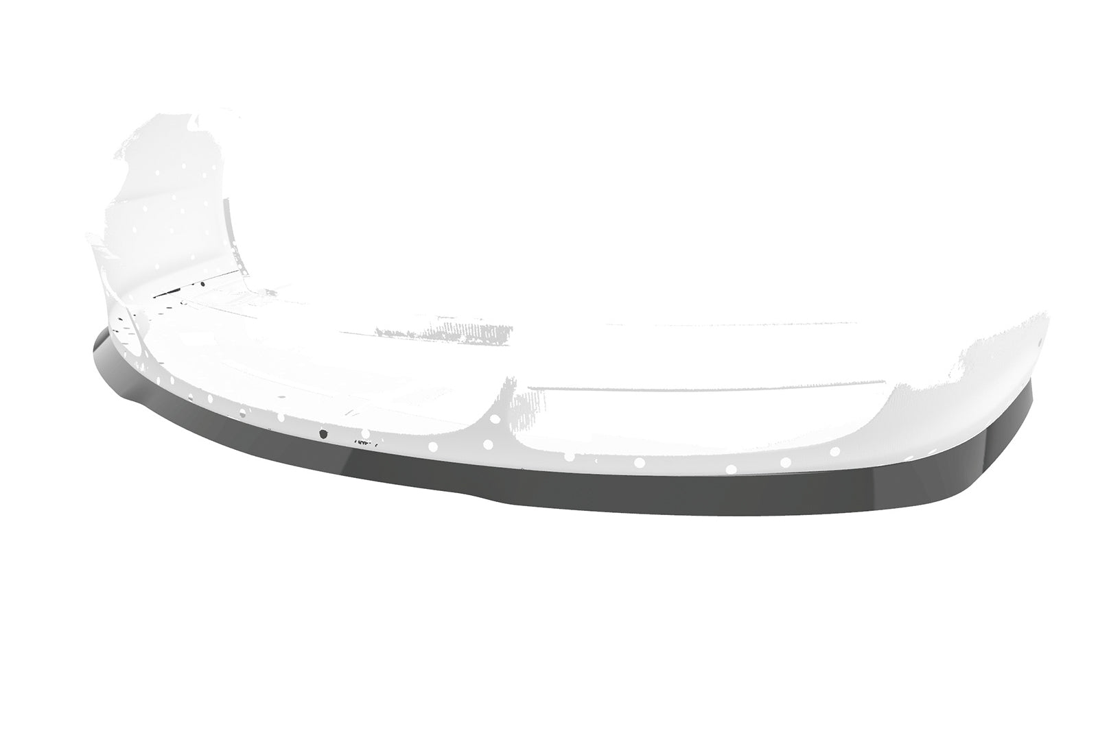 CSR Frontspoiler | Cup-Spoilerlippe mit ABE für Porsche 911/997 CSL114-S Strukturiert schwarz matt (keine Lackierung erforderlich)