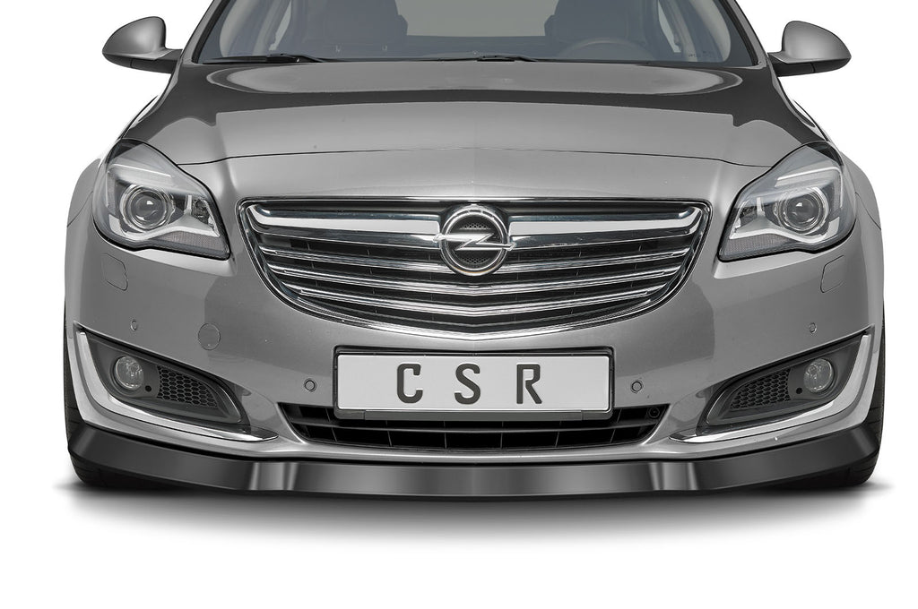 CSR Frontspoiler | Cup-Spoilerlippe mit ABE für Opel Insignia A CSL131-S Strukturiert schwarz matt (keine Lackierung erforderlich)