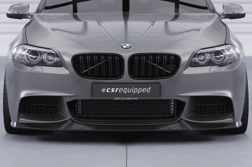 CSR Frontspoiler | Cup-Spoilerlippe mit ABE für BMW 5er F10/F11 M-Paket CSL137-L Unlackiert roh (Lackierung erforderlich)