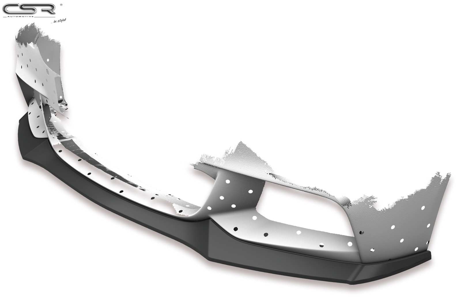 CSR Frontspoiler | Cup-Spoilerlippe mit ABE für BMW 5er F10/F11 M-Paket CSL137-C Carbon Look Hochglanz (keine Lackierung erforderlich)