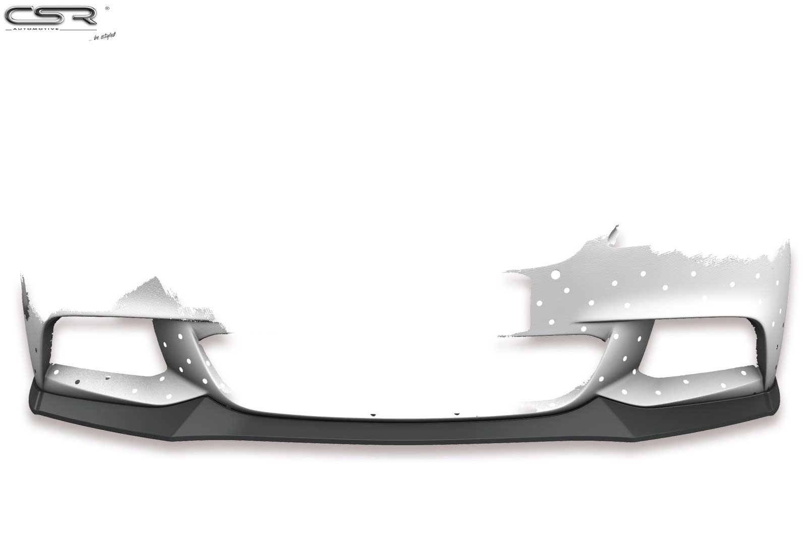 CSR Frontspoiler | Cup-Spoilerlippe mit ABE für BMW 5er F10/F11 M-Paket CSL137-G Glossy schwarz Hochglanz (keine Lackierung erforderlich)