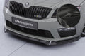CSR Frontspoiler | Cup-Spoilerlippe mit ABE für Skoda Octavia 3 (Typ 5E) RS CSL150-G Glossy schwarz Hochglanz (keine Lackierung erforderlich)
