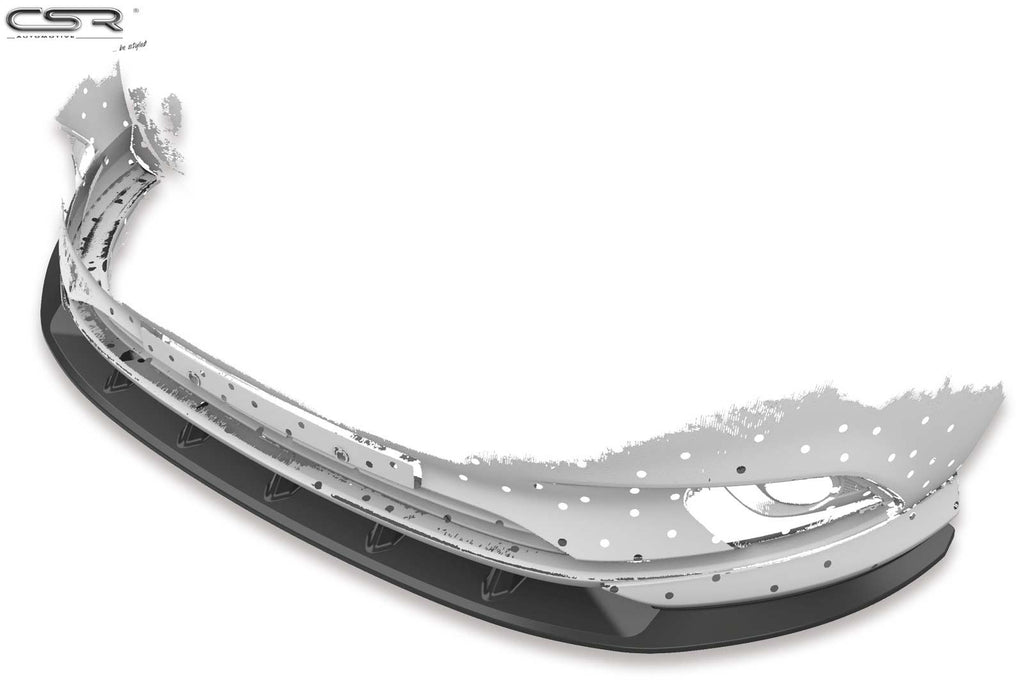 CSR Frontspoiler | Cup-Spoilerlippe mit ABE für Opel Corsa E OPC-Line CSR-CSL154-C Carbon Look Hochglanz (keine Lackierung erforderlich)