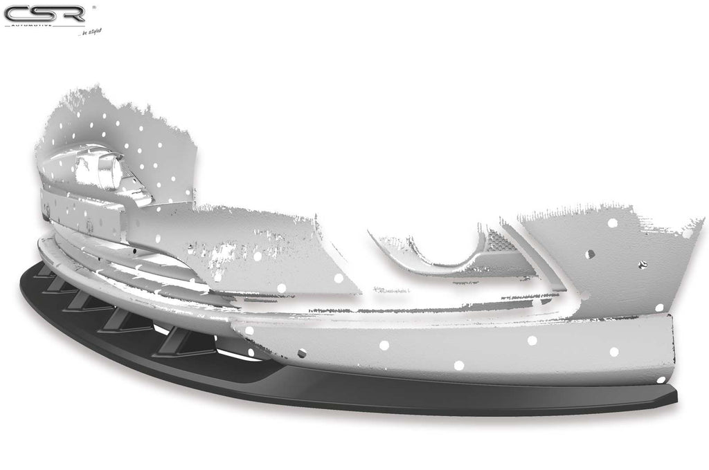 CSR Frontspoiler | Cup-Spoilerlippe mit ABE für Opel Corsa E OPC-Line CSR-CSL154-G Glossy schwarz Hochglanz (keine Lackierung erforderlich)