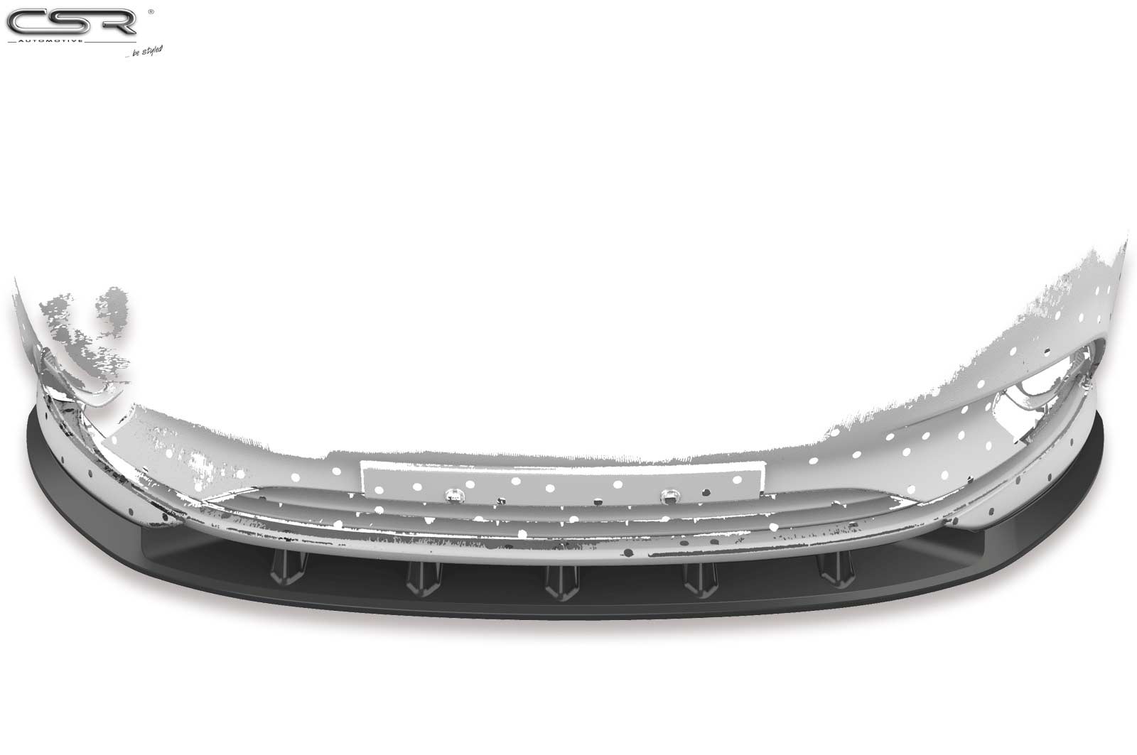 CSR Frontspoiler | Cup-Spoilerlippe mit ABE für Opel Corsa E OPC-Line CSR-CSL154-C Carbon Look Hochglanz (keine Lackierung erforderlich)