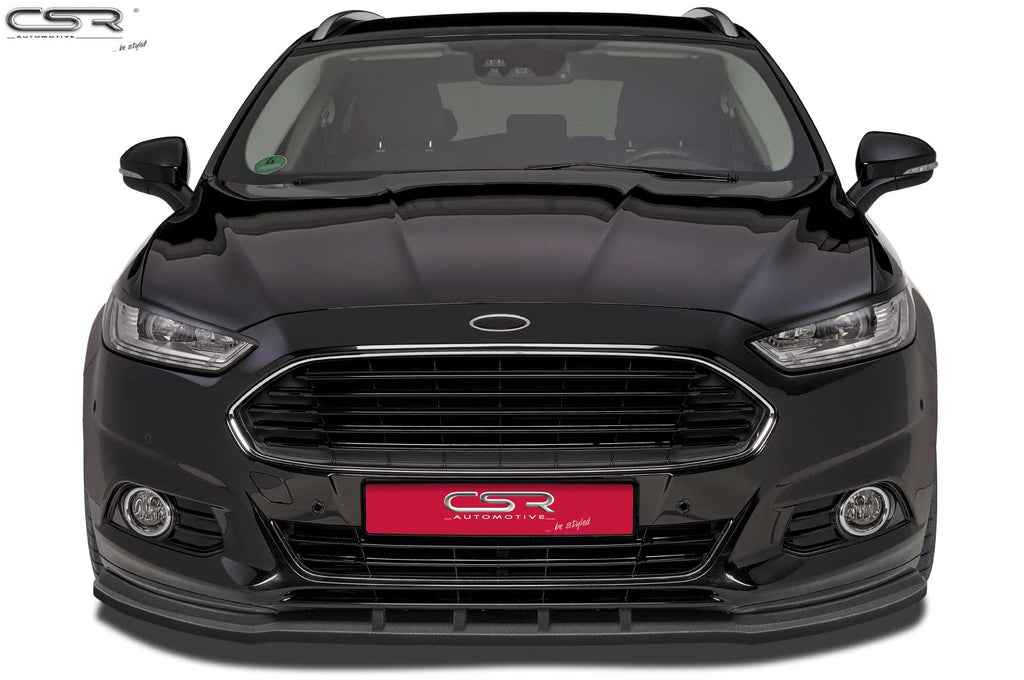CSR Frontspoiler | Cup-Spoilerlippe mit ABE für Ford Mondeo MK5 CSL178-S Strukturiert schwarz matt (keine Lackierung erforderlich)