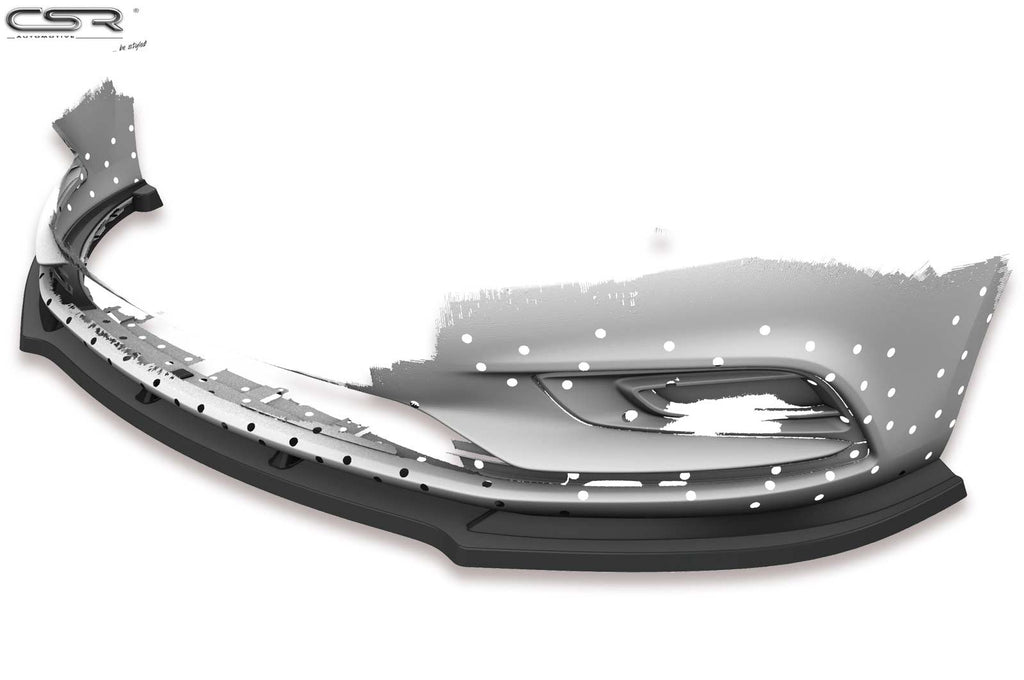 CSR Frontspoiler | Cup-Spoilerlippe mit ABE für Opel Astra K CSL180-C Carbon Look Hochglanz (keine Lackierung erforderlich)