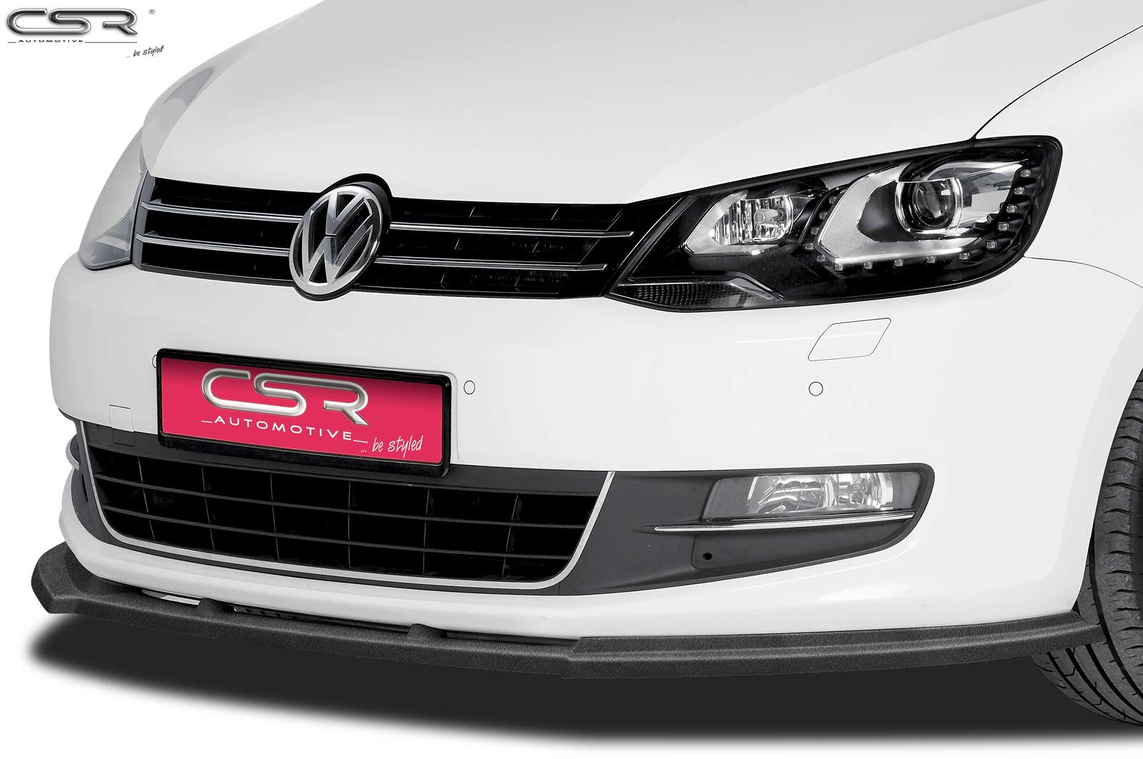 CSR Frontspoiler | Cup-Spoilerlippe mit ABE für VW Sharan II CSL184
