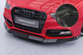 CSR Frontspoiler | Cup-Spoilerlippe mit ABE für Audi A5/S5 8T CSR-CSL187-C Carbon Look Hochglanz (keine Lackierung erforderlich)