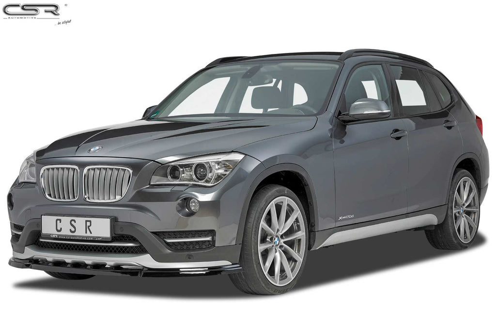 CSR Frontspoiler | Cup-Spoilerlippe mit ABE für BMW X1 E84 CSL197-L Unlackiert roh (Lackierung erforderlich)