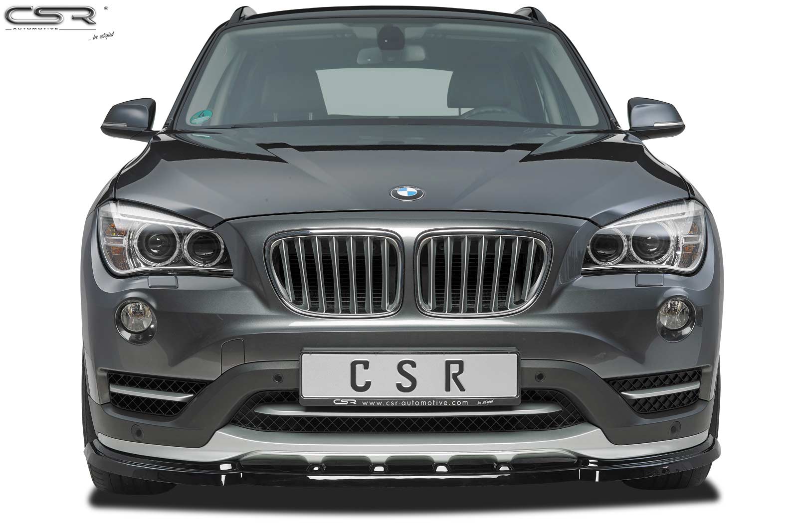 CSR Frontspoiler | Cup-Spoilerlippe mit ABE für BMW X1 E84 CSL197-L Unlackiert roh (Lackierung erforderlich)