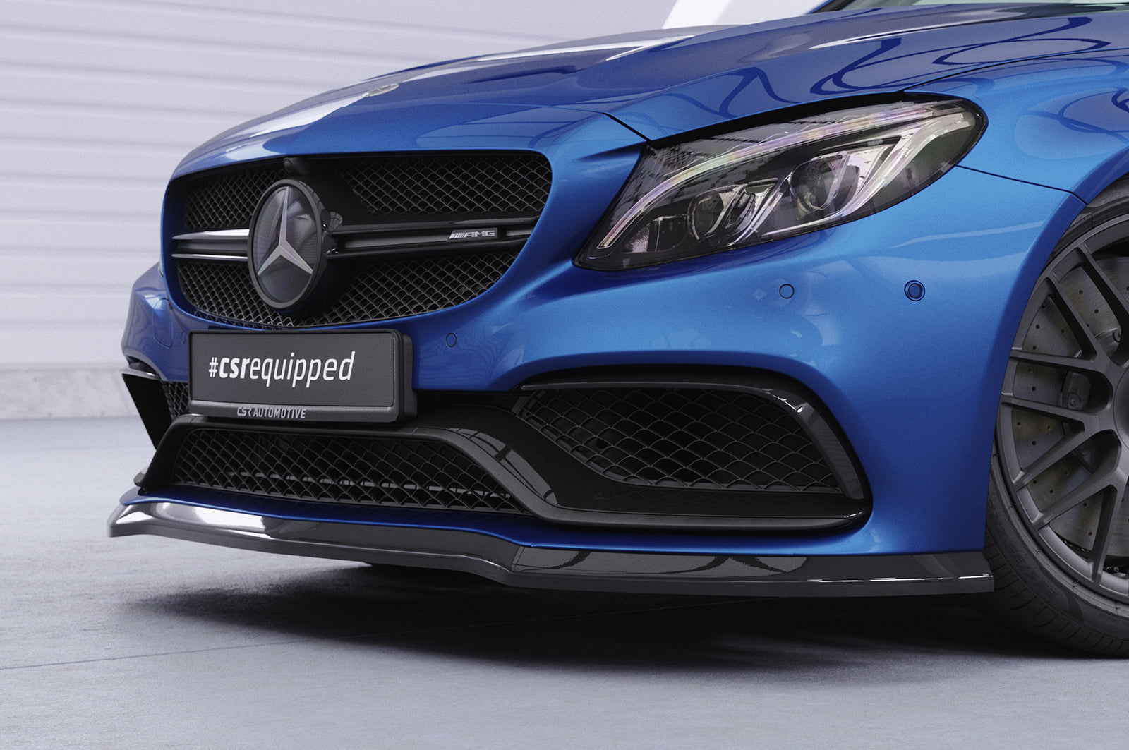 CSR Frontspoiler | Cup-Spoilerlippe mit ABE für Mercedes-Benz C-Klasse 205 C63/C63S AMG CSL201