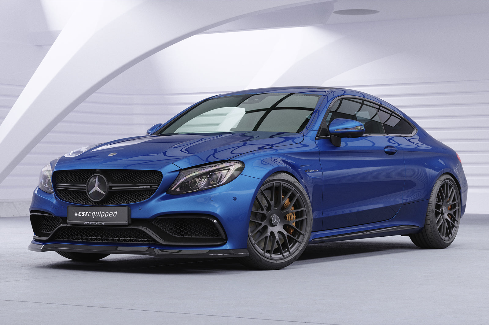 CSR Frontspoiler | Cup-Spoilerlippe mit ABE für Mercedes-Benz C-Klasse 205 C63/C63S AMG CSL201