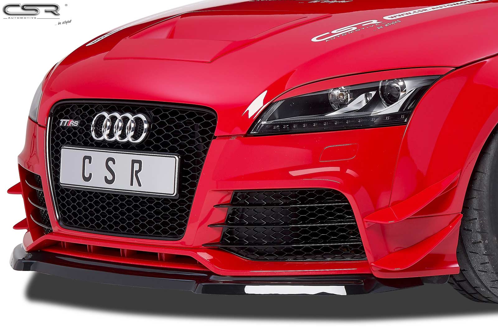CSR Frontspoiler | Cup-Spoilerlippe mit ABE für Audi TT RS 8J CSL226