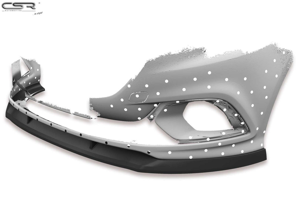CSR Frontspoiler | Cup-Spoilerlippe mit ABE für Opel Corsa E OPC CSL275-G Glossy schwarz Hochglanz (keine Lackierung erforderlich)