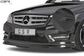 CSR Frontspoiler | Cup-Spoilerlippe mit ABE für Mercedes-Benz C-Klasse 204 CSL308-L Unlackiert roh (Lackierung erforderlich)
