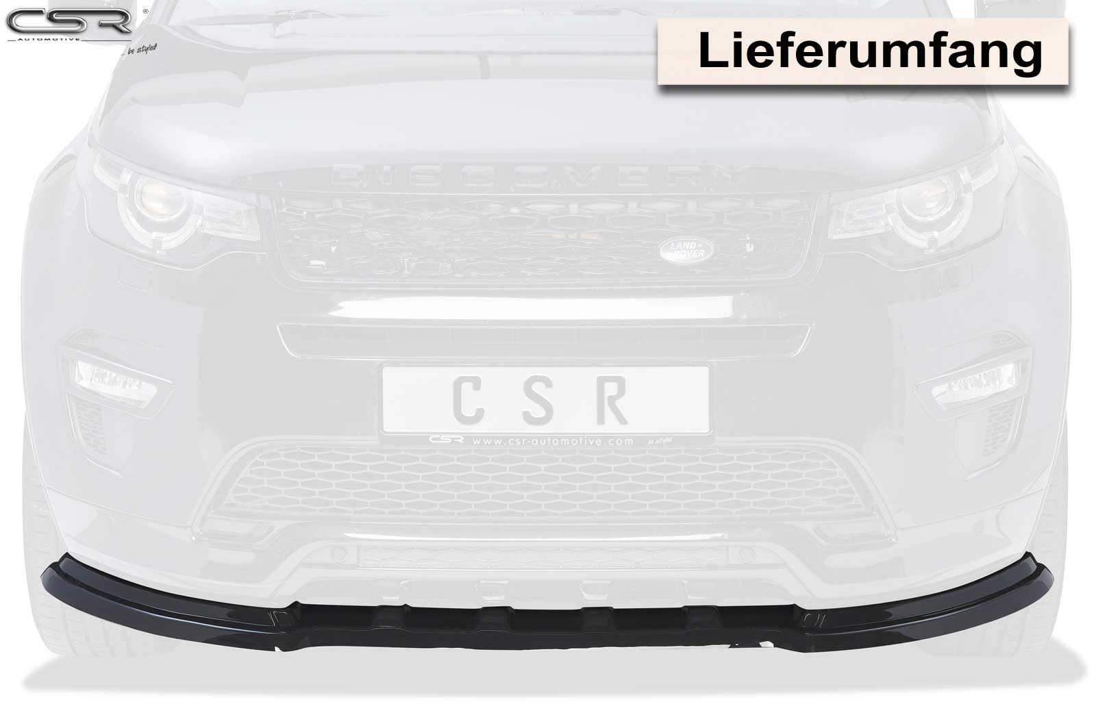 CSR Frontspoiler | Cup-Spoilerlippe mit ABE für Land Rover Discovery Sport CSL309