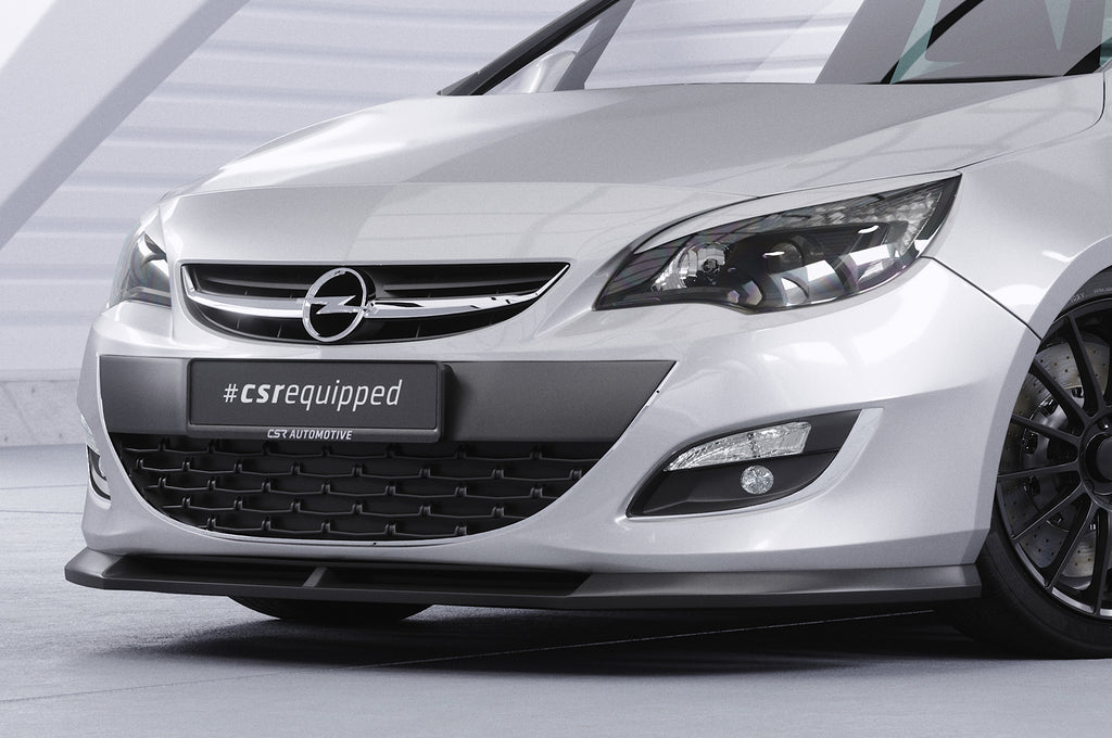 CSR Frontspoiler | Cup-Spoilerlippe mit ABE für Opel Astra J CSL311-L Unlackiert roh (Lackierung erforderlich)