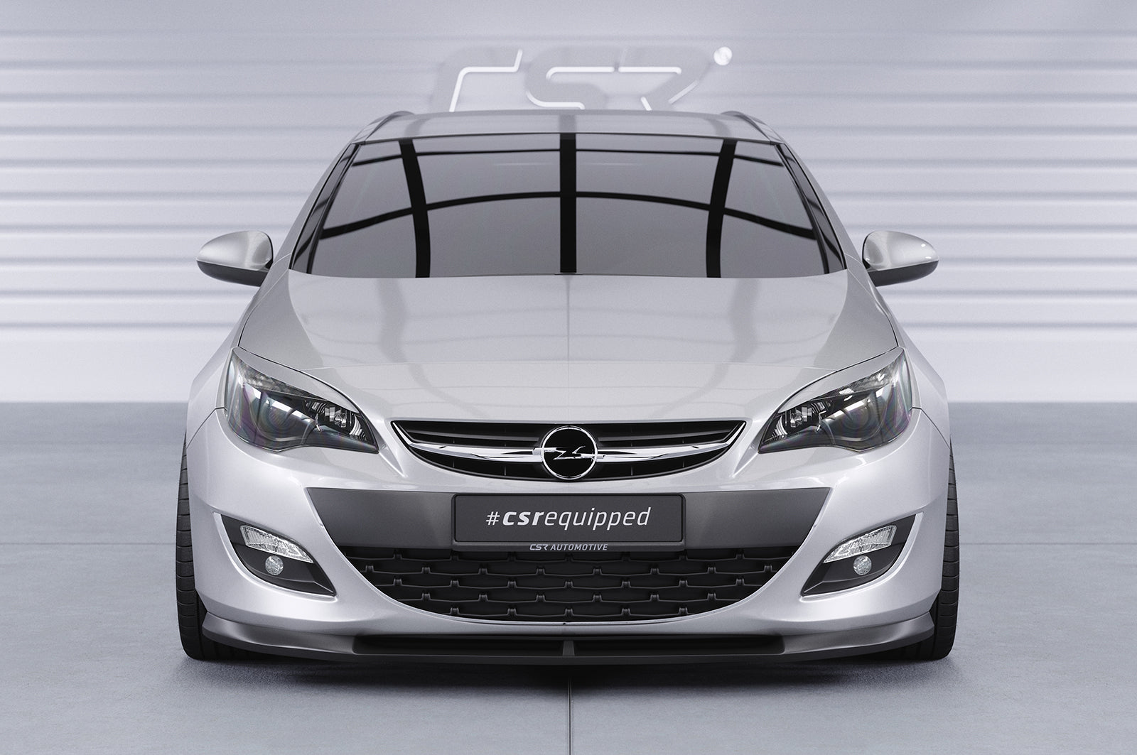 CSR Frontspoiler | Cup-Spoilerlippe mit ABE für Opel Astra J CSL311-L Unlackiert roh (Lackierung erforderlich)