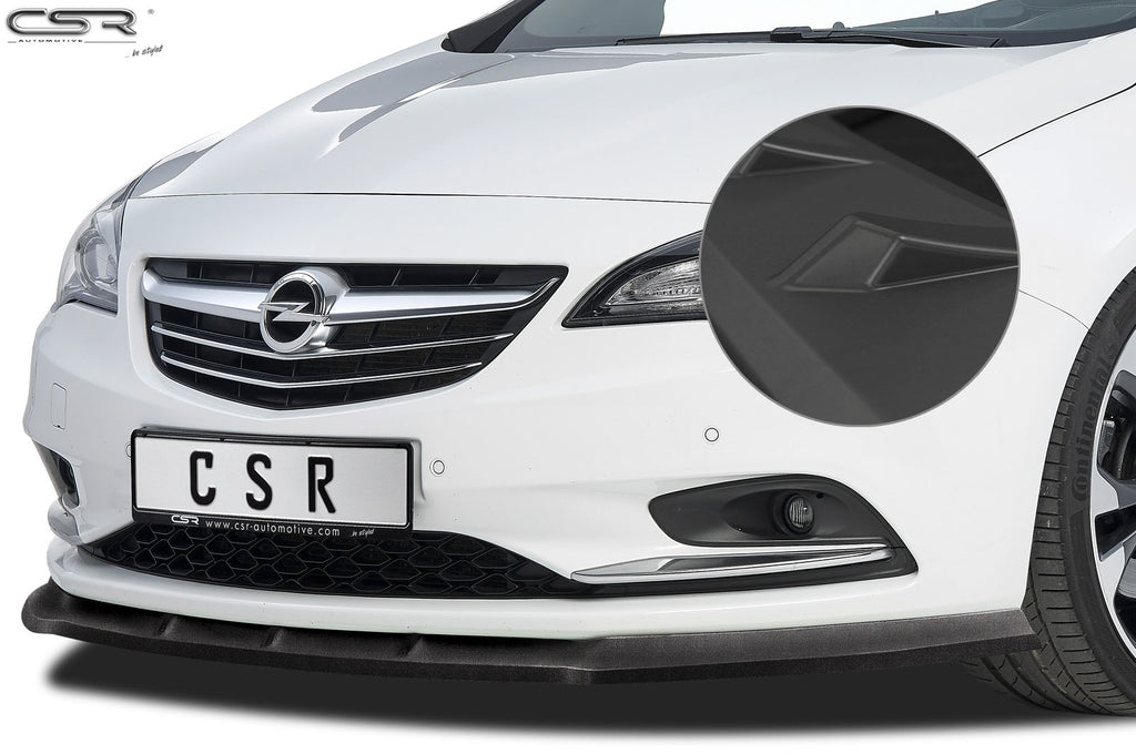CSR Frontspoiler | Cup-Spoilerlippe mit ABE für Opel Cascada CSL314-L Unlackiert roh (Lackierung erforderlich)