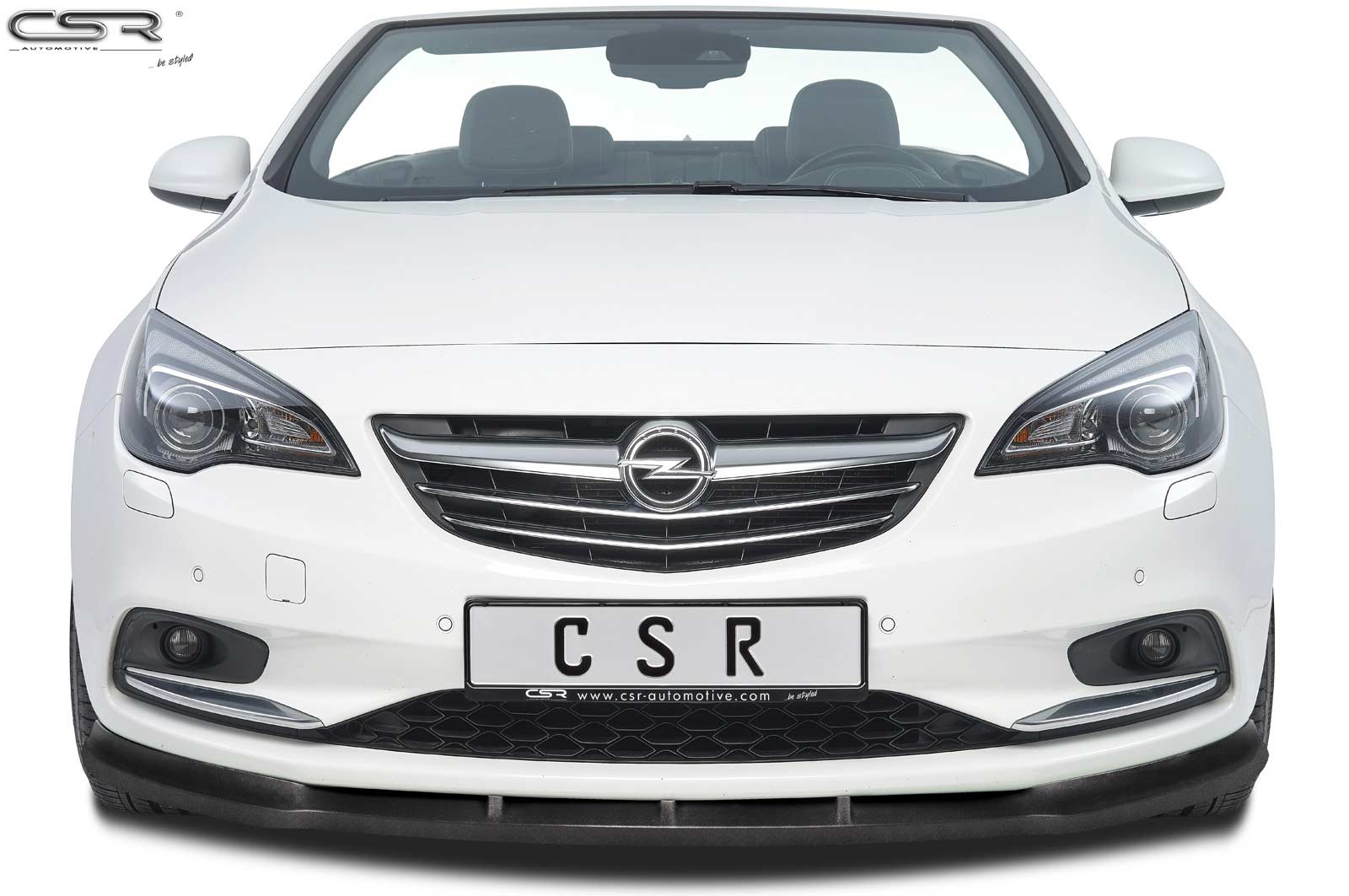 CSR Frontspoiler | Cup-Spoilerlippe mit ABE für Opel Cascada CSL314-S Strukturiert schwarz matt (keine Lackierung erforderlich)