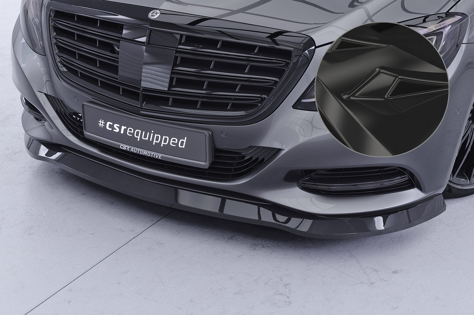 CSR Frontspoiler | Cup-Spoilerlippe mit ABE für Mercedes-Benz S-Klasse W222/V222 CSL318