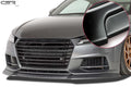 CSR Frontspoiler | Cup-Spoilerlippe mit ABE für Audi TTS FV/8S CSL320-L Unlackiert roh (Lackierung erforderlich)