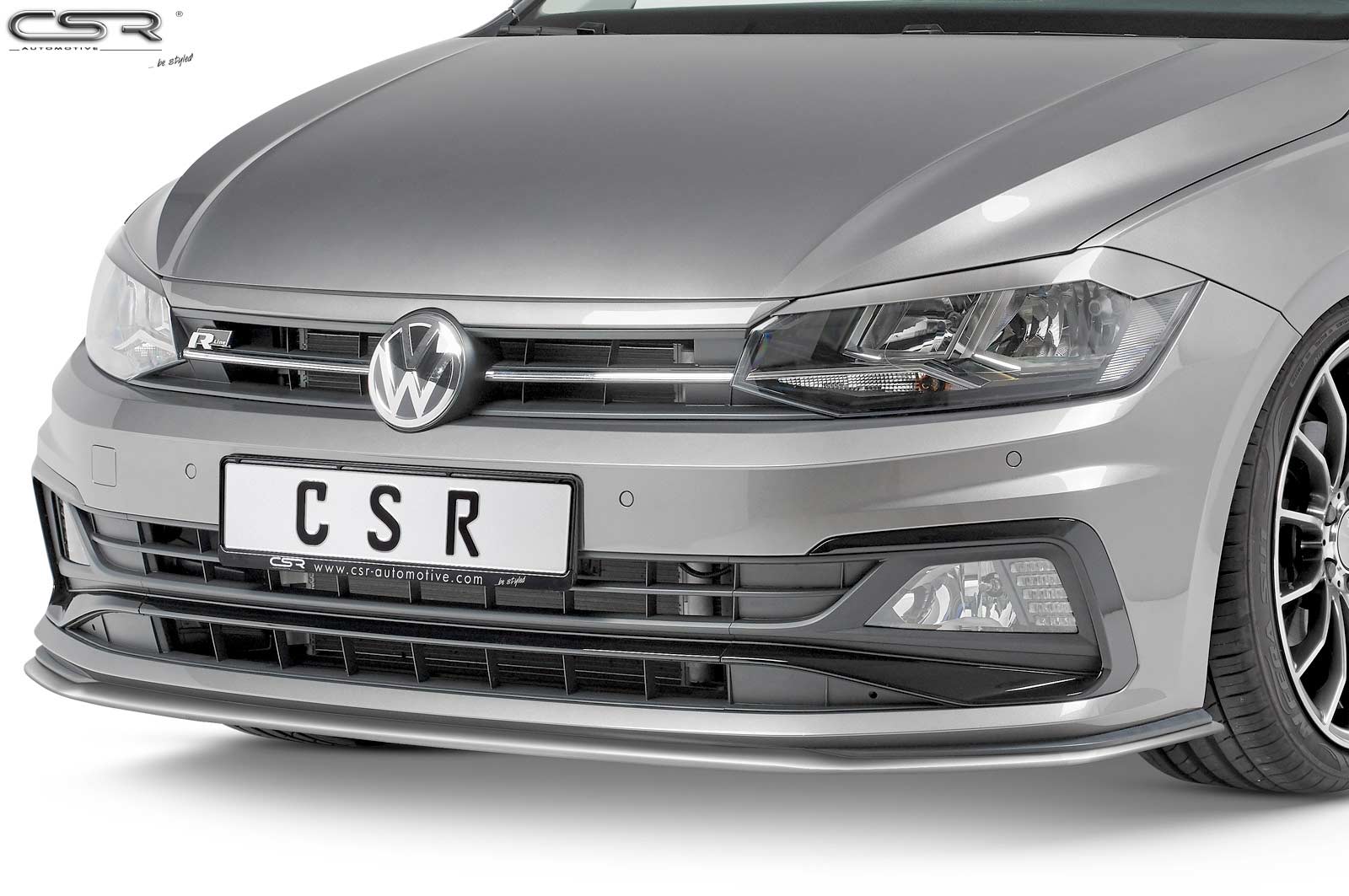CSR Frontspoiler | Cup-Spoilerlippe aus Fiberflex für VW Polo VI 2G GTI / R-Line CSL321