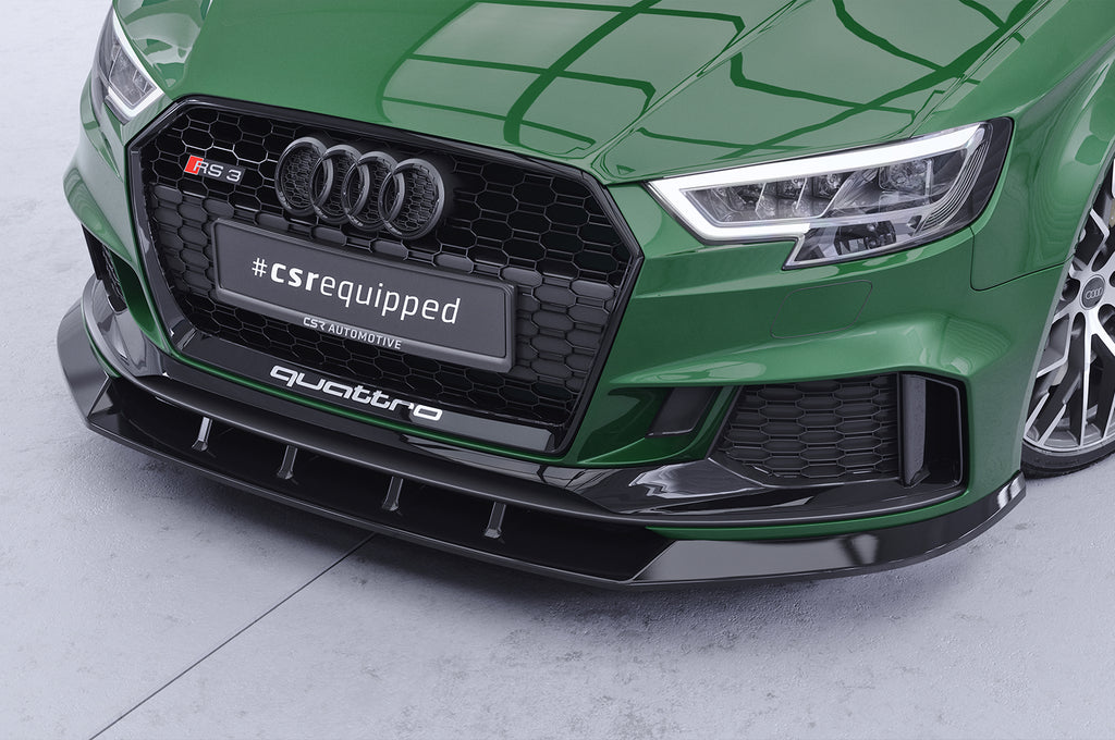 CSR Frontspoiler | Cup-Spoilerlippe mit ABE für Audi RS3 8V CSL322