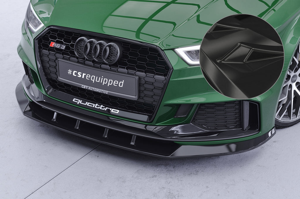 CSR Frontspoiler | Cup-Spoilerlippe mit ABE für Audi RS3 8V CSL322