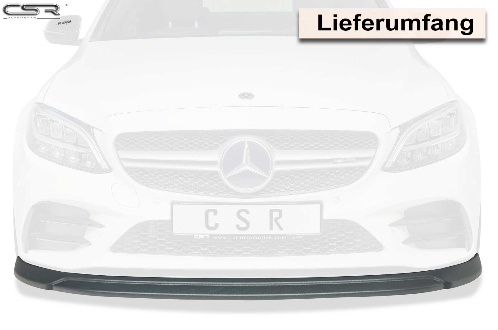 CSR Frontspoiler | Cup-Spoilerlippe mit ABE für Mercedes-Benz C43 AMG 205 CSL323