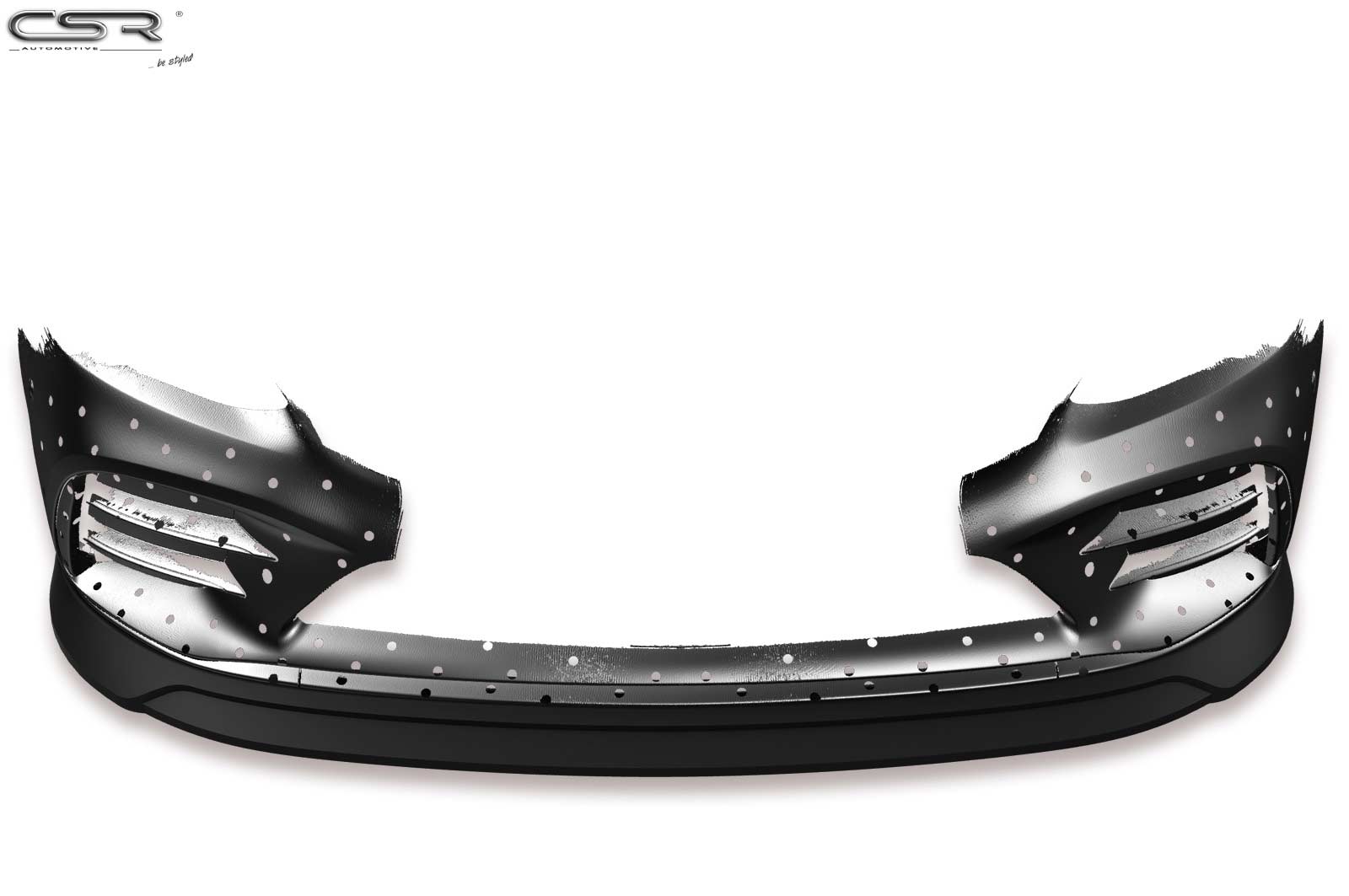 CSR Frontspoiler | Cup-Spoilerlippe mit ABE für Mercedes-Benz C43 AMG 205 CSL323-L Unlackiert roh (Lackierung erforderlich)