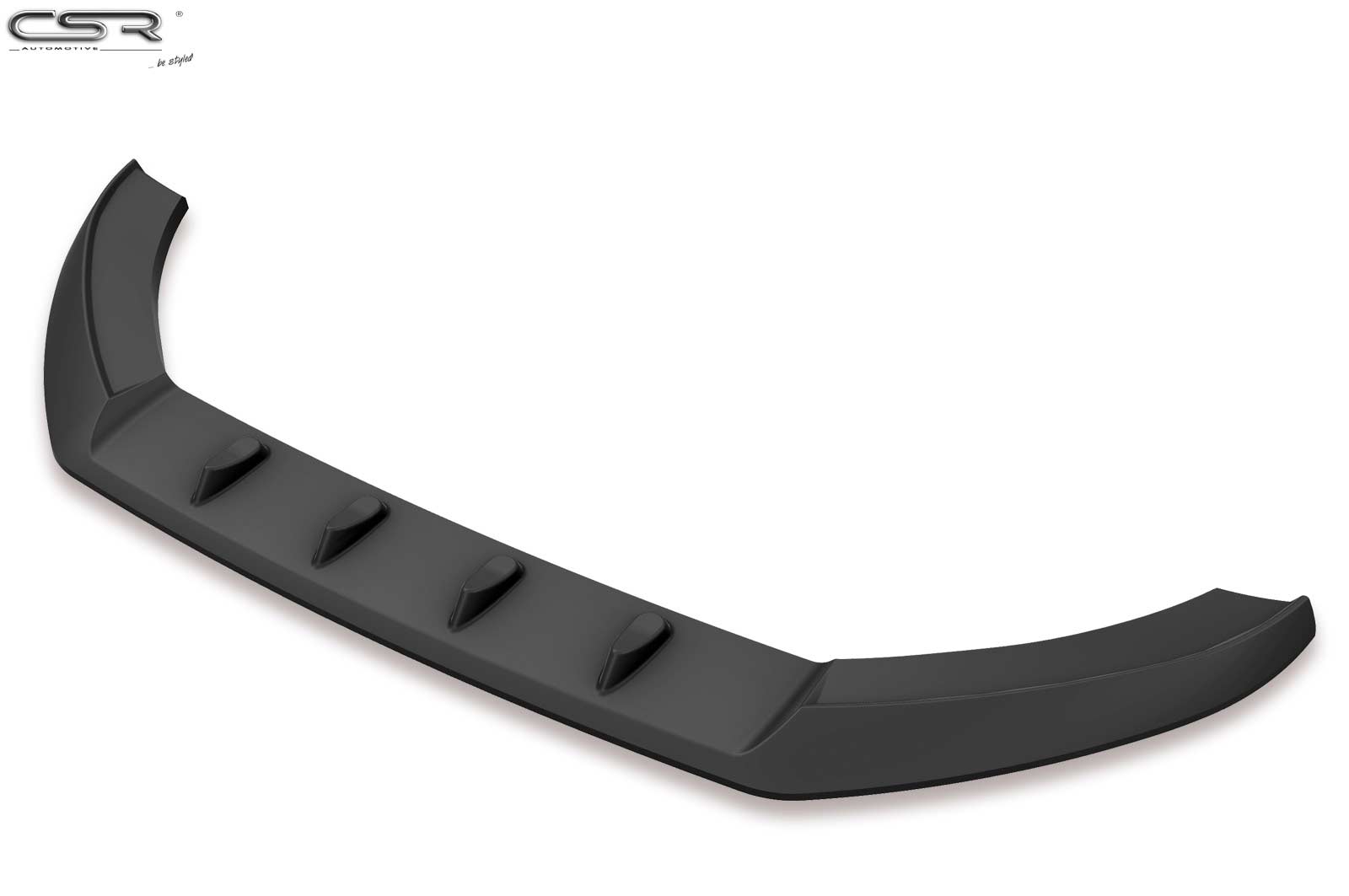CSR Frontspoiler | Cup-Spoilerlippe mit ABE für Audi A6 C7 4G CSL325-S Strukturiert schwarz matt (keine Lackierung erforderlich)