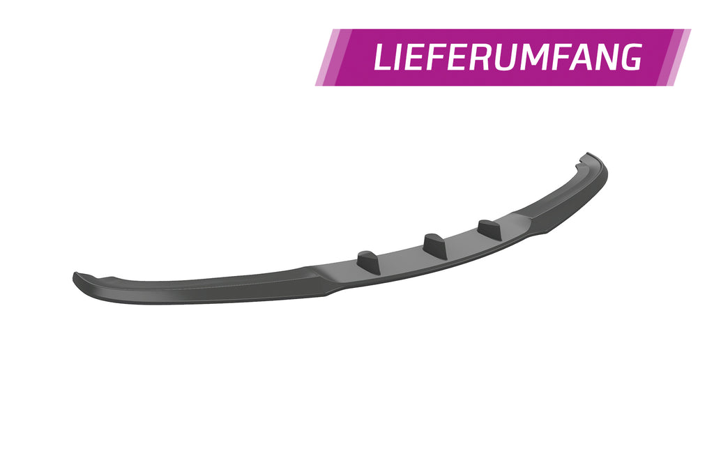 CSR Frontspoiler | Cup-Spoilerlippe mit ABE für BMW E90 / E91 LCI CSL327-S Strukturiert schwarz matt (keine Lackierung erforderlich)