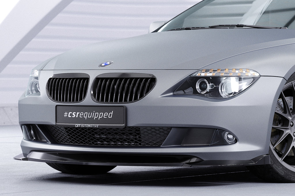 CSR Frontspoiler | Cup-Spoilerlippe mit ABE für BMW 6er E63 / E64 LCI CSL329-S Strukturiert schwarz matt (keine Lackierung erforderlich)