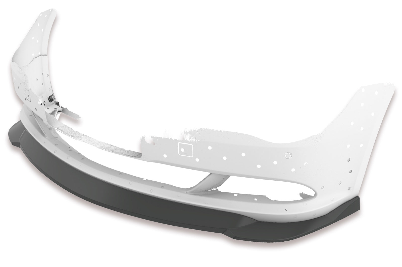 CSR Frontspoiler | Cup-Spoilerlippe mit ABE für BMW 6er E63/E64 LCI CSL329-G Glossy schwarz Hochglanz (keine Lackierung erforderlich)