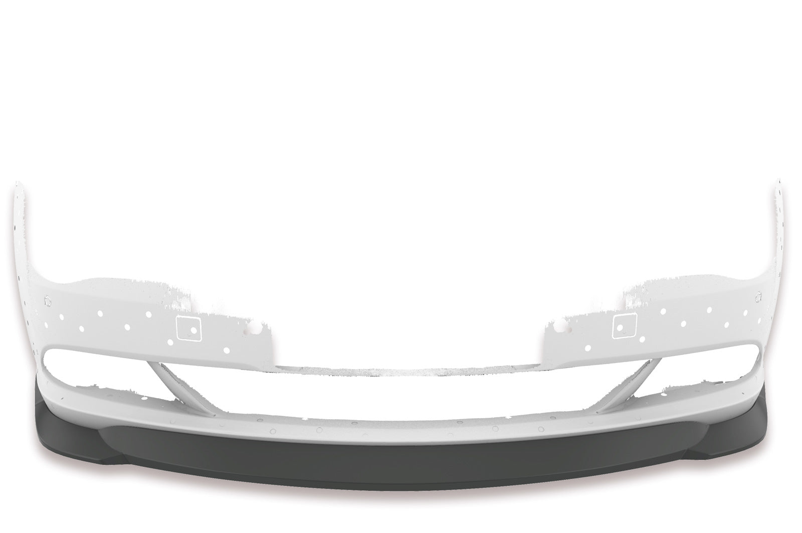 CSR Frontspoiler | Cup-Spoilerlippe mit ABE für BMW 6er E63/E64 LCI CSL329-G Glossy schwarz Hochglanz (keine Lackierung erforderlich)