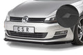 CSR Frontspoiler | Cup-Spoilerlippe mit ABE für VW Golf 7 CSL330-S Strukturiert schwarz matt (keine Lackierung erforderlich)