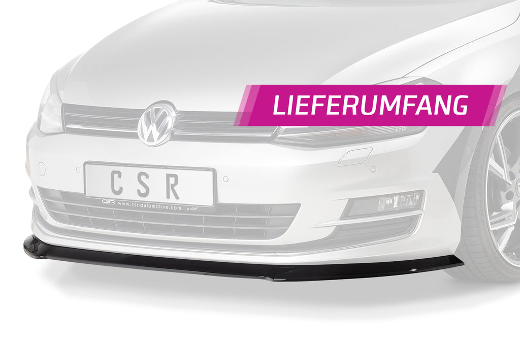 CSR Frontspoiler | Cup-Spoilerlippe mit ABE für VW Golf 7 CSL330