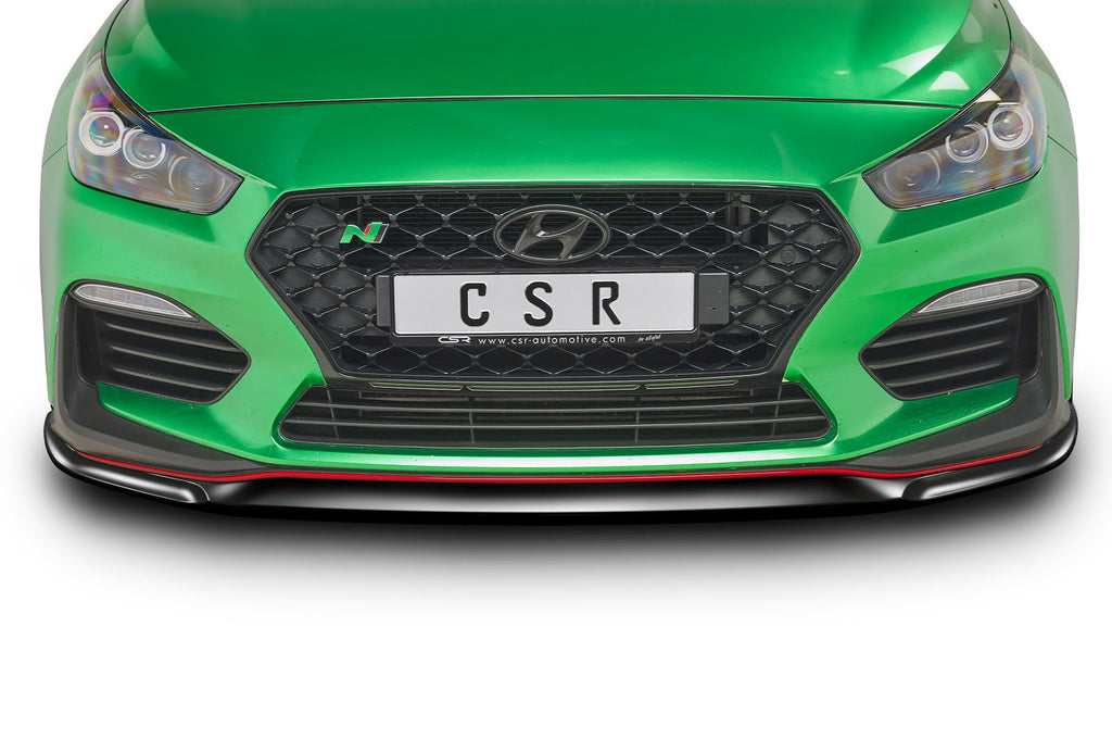 CSR Frontspoiler | Cup-Spoilerlippe mit ABE für Hyundai I30 (PD) N/N-Line CSL331-L Unlackiert roh (Lackierung erforderlich)
